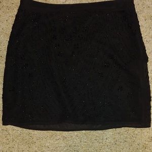 Forever 21 Beaded Mini Skirt